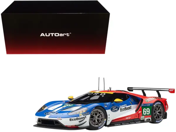Ford GT #69 Ryan Briscoe - Richard Westbrook - Scott Dixon "Ford Chip Ganassi Team USA" 24H Le Mans (2016) 1/18 Model Car by Autoart #1