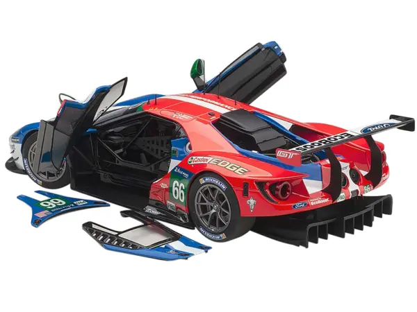 Ford GT #66 B. Johnson - S. Mucke - O. Pla Le Mans (2016) 1/18 Model Car by Autoart #2