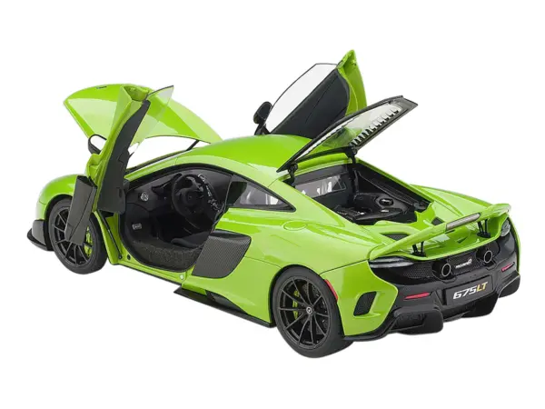 Mclaren 675LT Napier Green with Black Wheels 1/18 Model Car by Autoart #2
