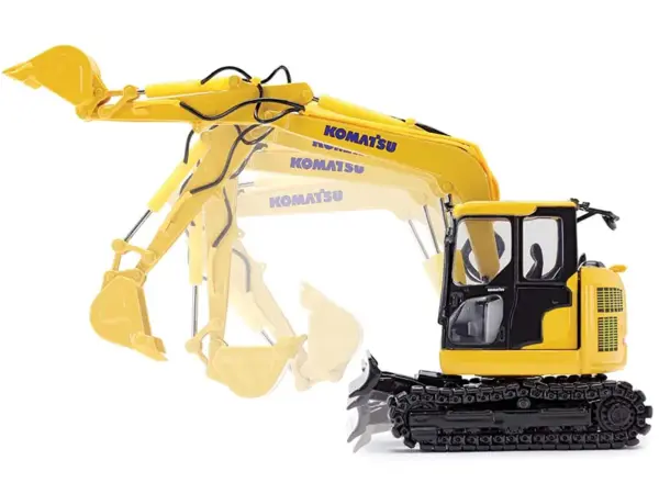 Komatsu PC78US-11 Excavator Yellow 1/50 Diecast Model by DCP/First Gear #3