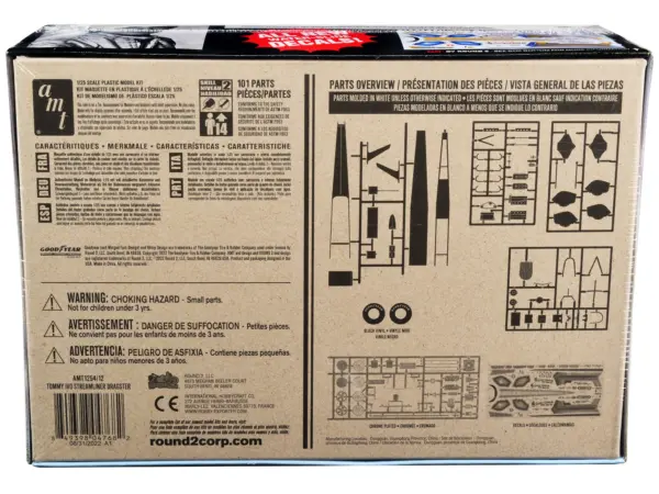 Skill 2 Model Kit Tommy Ivo Streamliner Dragster 1/25 Scale Model by AMT #4
