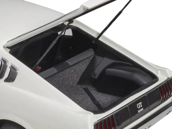 1973 Toyota Celica Liftback 2000GT (RA25) RHD (Right Hand Drive) White with Red and Black Stripes 1/18 Model Car by Autoart #3