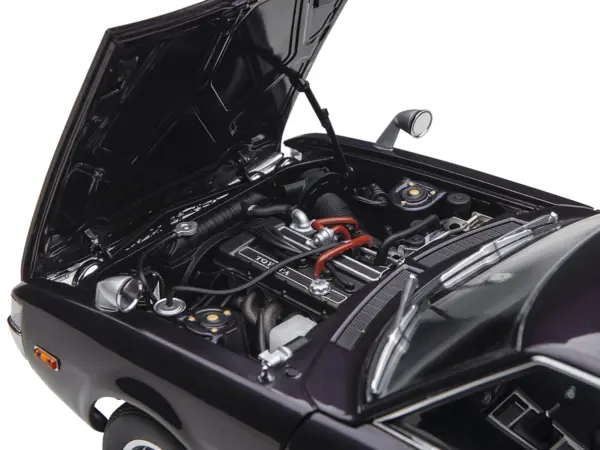 1973 Toyota Celica Liftback 2000GT (RA25) RHD (Right Hand Drive) Dark Purple Metallic 1/18 Model Car by Autoart #2
