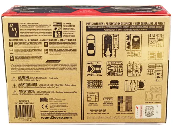 Skill 2 Model Kit 2021 Dodge Charger R/T 1/25 Scale Model by AMT #4