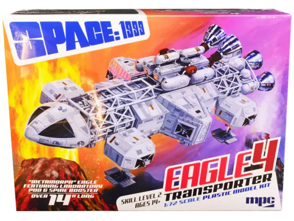Skill 2 Eagle 4 Transporter "Space: 1999" (1975-1977) TV Show Model Kit  1/72 Scale Model by MPC #1