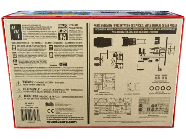 Skill 2 Model Kit 1933 Willys Panel Truck "Coca-Cola" 1/25 Scale Model by AMT #4