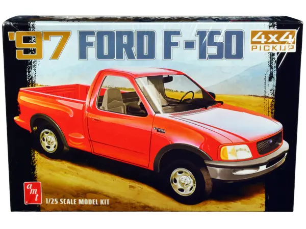Skill 2 Model Kit 1997 Ford F-150 4X4 Pickup Truck 1/25 Scale Model by AMT #1