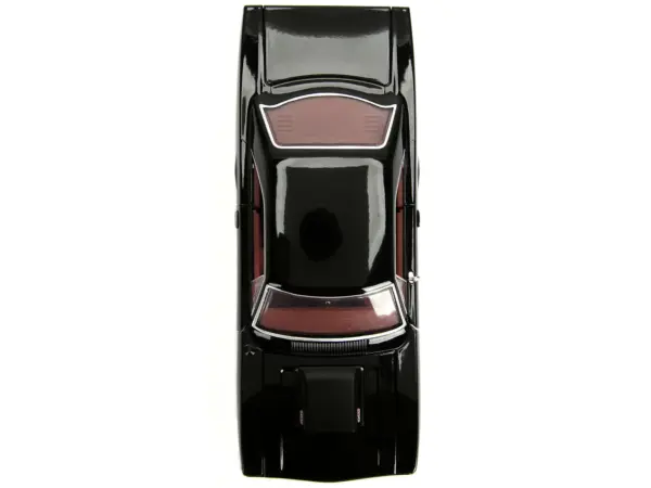 1970 Plymouth Road Runner 440 Black with Red Interior "Bigtime Muscle" Series 1/24 Diecast Model Car by Jada #5