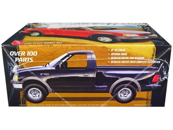 Skill 2 Model Kit 1997 Ford F-150 4X4 Pickup Truck 1/25 Scale Model by AMT #3