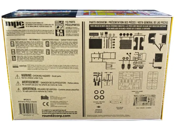 Skill 2 Model Kit 1975 Datsun Pickup Truck "Lil Hustler" 1/25 Scale Model by MPC #4
