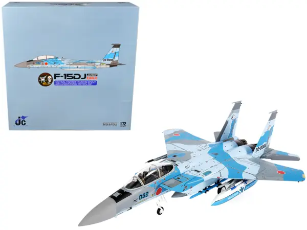 Mitsubishi F-15DJ Eagle Fighter Plane "JASDF (Japan Air Self-Defense Force) Tactical Fighter Training Group 40th Anniversary Edition" (2021) 1/72 Diecast Model by JC Wings #1