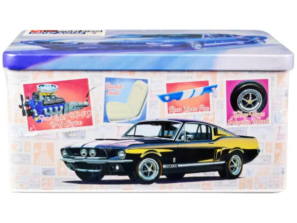 Skill 2 Model Kit 1967 Shelby Mustang GT350 USPS (United States Postal Service) "Auto Art Stamp Series" 1/25 Scale Model by AMT #3