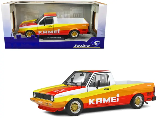 1982 Volkswagen Caddy MK 1 Pickup Truck "Kamei Tribute" 1/18 Diecast Model Car by Solido #1