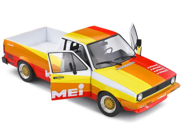 1982 Volkswagen Caddy MK 1 Pickup Truck "Kamei Tribute" 1/18 Diecast Model Car by Solido #2