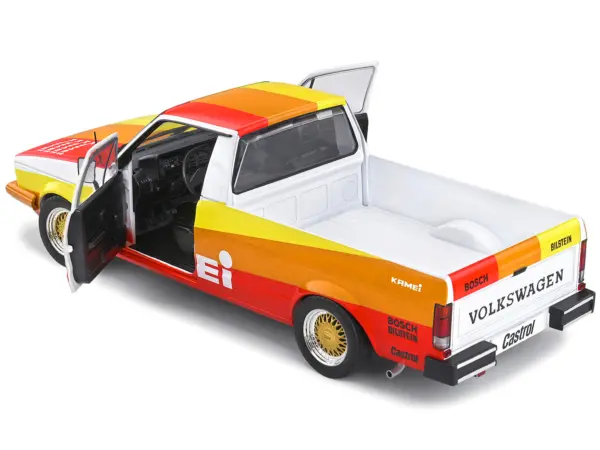1982 Volkswagen Caddy MK 1 Pickup Truck "Kamei Tribute" 1/18 Diecast Model Car by Solido #4