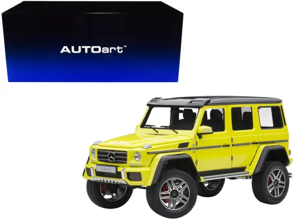 Mercedes Benz G500 4X4 2 Electric Beam/ Yellow 1/18 Model Car by Autoart #1