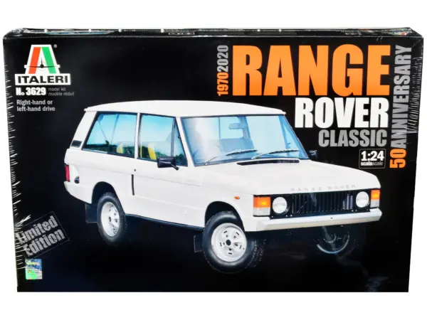 Skill 3 Model Kit Land Rover Range Rover Classic 50th Anniversary 1/24 Scale Model by Italeri #1