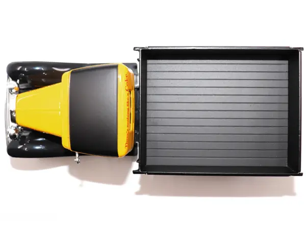 1931 Ford Model AA Pickup Truck Yellow and Black "Drink it Ice Cold for Sparkling Refreshment - Coca-Cola" 1/24 Diecast Model Car by Motor City Classics #5