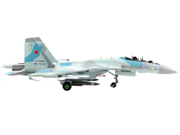 Sukhoi Su-35S Flanker E Fighter Aircraft "22nd IAP 303rd DPVO 11th Air Army VKS (Russian Aerospace Forces)" "Air Power Series" 1/72 Scale Model by Hobby Master #2