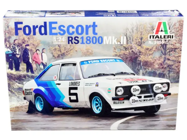 Skill 2 Model Kit Ford Escort RS 1800 Mk.II #5 Rallye Monte Carlo (1979) 1/24 Scale Model by Italeri #1