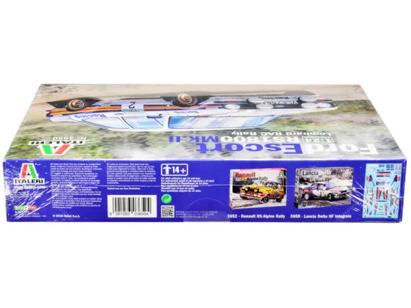 Skill 2 Model Kit Ford Escort RS 1800 Mk.II #2 Lombard RAC Rally (1981) 1/24 Scale Model by Italeri #2