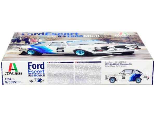 Skill 2 Model Kit Ford Escort RS 1800 Mk.II #5 Rallye Monte Carlo (1979) 1/24 Scale Model by Italeri #2