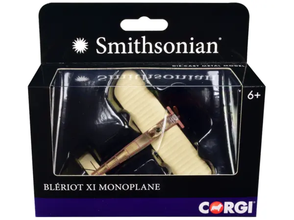 Bleriot XI Monoplane with Pilot Figure "Smithsonian" Series Diecast Model by Corgi #1