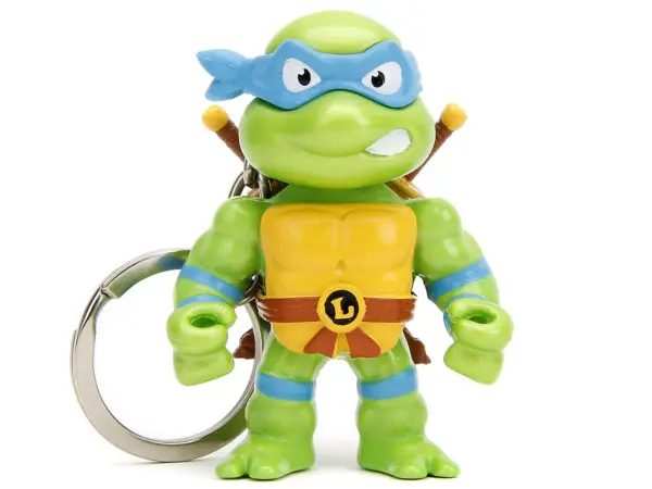 Set of 4 Diecast Figure Key Chains "Teenage Mutant Ninja Turtles" TV Series "Metalfigs" Series Diecast Models by Jada #2
