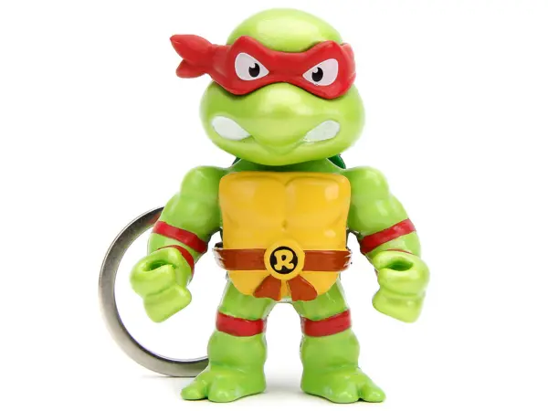 Set of 4 Diecast Figure Key Chains "Teenage Mutant Ninja Turtles" TV Series "Metalfigs" Series Diecast Models by Jada #3