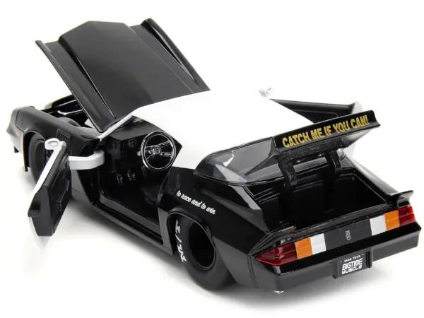 1979 Chevrolet Camaro Z28 Police Black and White "Highway Drag" "Bigtime Muscle" Series 1/24 Diecast Model Car by Jada #4