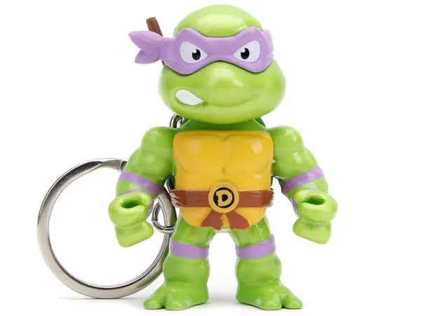 Set of 4 Diecast Figure Key Chains "Teenage Mutant Ninja Turtles" TV Series "Metalfigs" Series Diecast Models by Jada #4