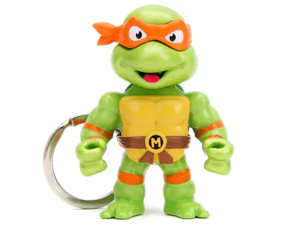 Set of 4 Diecast Figure Key Chains "Teenage Mutant Ninja Turtles" TV Series "Metalfigs" Series Diecast Models by Jada #5