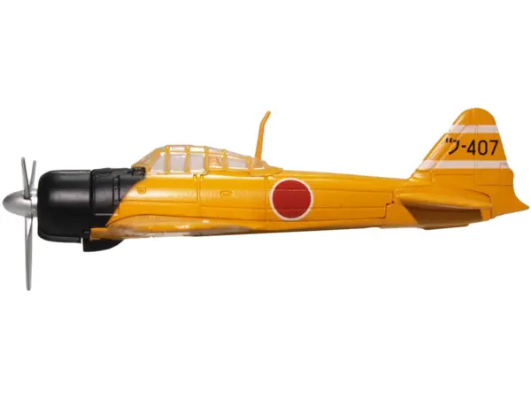 Mitsubishi Zero A6M2-21 Fighter Aircraft "Training Aircraft - Imperial Japanese Navy" (1944) "Oxford Aviation" Series 1/72 Diecast Model Airplane by Oxford Diecast #2