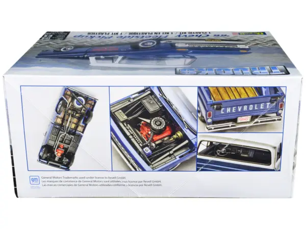 Level 4 Model Kit 1966 Chevrolet Fleetside Pickup Truck 1/25 Scale Model by Revell #2