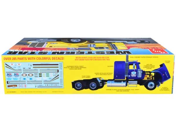 Skill 3 Model Kit Western Star 4964 Truck Tractor 1/24 Scale Model by AMT #2
