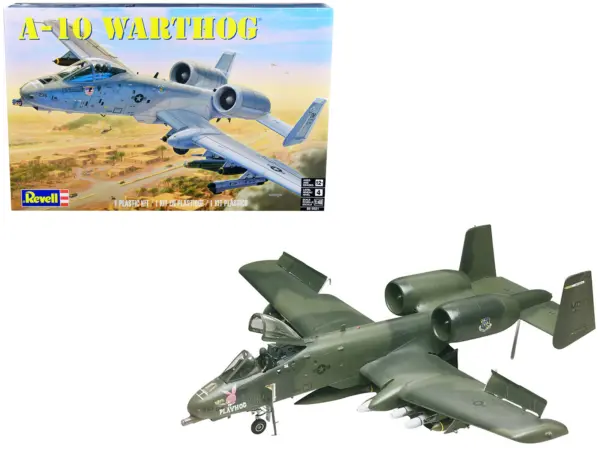 Level 4 Model Kit Fairchild Republic A-10 Warthog (Thunderbolt II) Aircraft 1/48 Scale Model by Revell #1