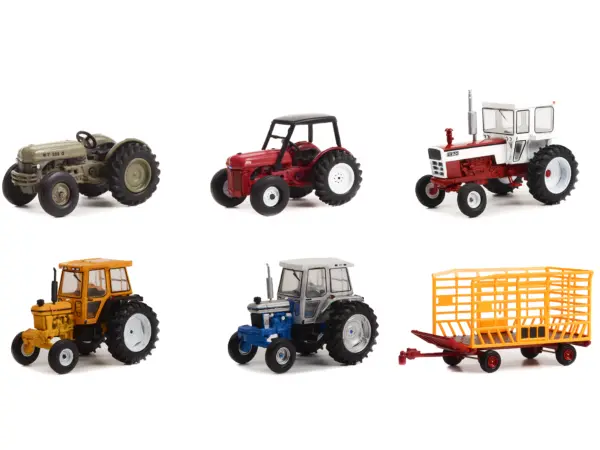"Down on the Farm" Series Set of 6 pieces Release 7 1/64 Diecast Models by Greenlight #2
