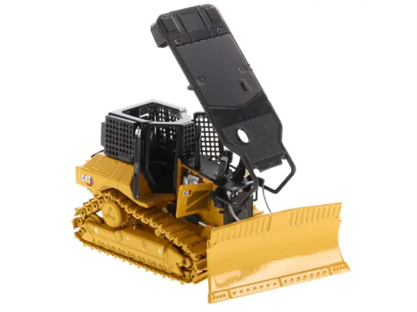 CAT Caterpillar D5 XR Fire Suppression Track Type Dozer Yellow "High Line" Series 1/50 Diecast Model by Diecast Masters #3