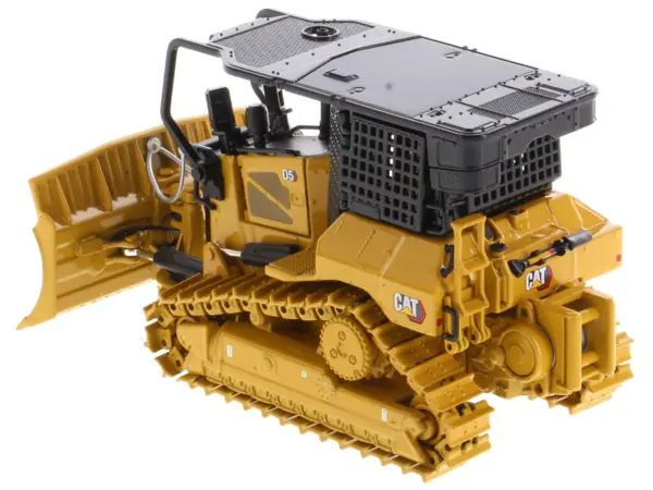 CAT Caterpillar D5 XR Fire Suppression Track Type Dozer Yellow "High Line" Series 1/50 Diecast Model by Diecast Masters #5