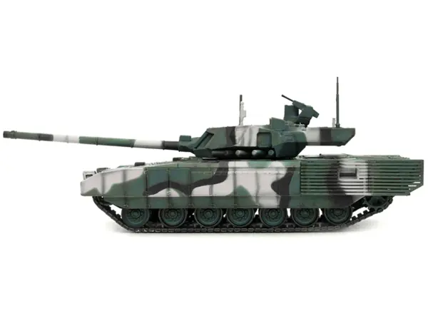 Russian T14 Armata MBT (Main Battle Tank) Multi-Woodland Camouflage "Armor Premium" Series 1/72 Diecast Model by Panzerkampf #2