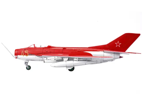 Mikoyan-Gurevich MiG-19S Farmer C Fighter Aircraft "Yellow 45" "VVS Display Team Soviet Air Force Kubinka Air Base" (1960) "Wing" Series  1/72 Diecast Model by Panzerkampf #2