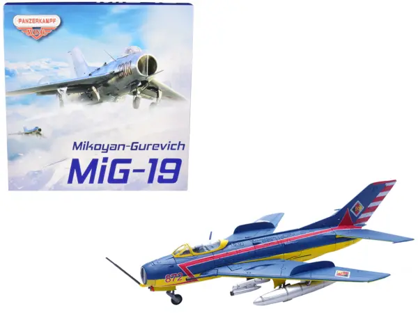 Mikoyan-Gurevich MiG-19S Farmer C Fighter Aircraft "1 Staffel/JG-3. Preschen." 5th World Aerobatic Championships (1968) "Wing" Series 1/72 Diecast Model by Panzerkampf #1