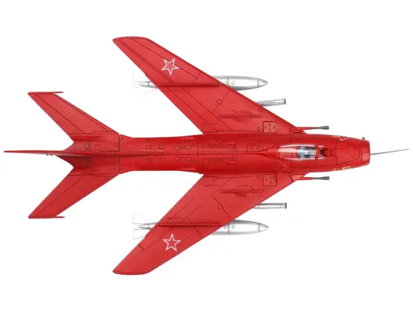Mikoyan-Gurevich MiG-19S Farmer C Fighter Aircraft "Yellow 45" "VVS Display Team Soviet Air Force Kubinka Air Base" (1960) "Wing" Series  1/72 Diecast Model by Panzerkampf #4