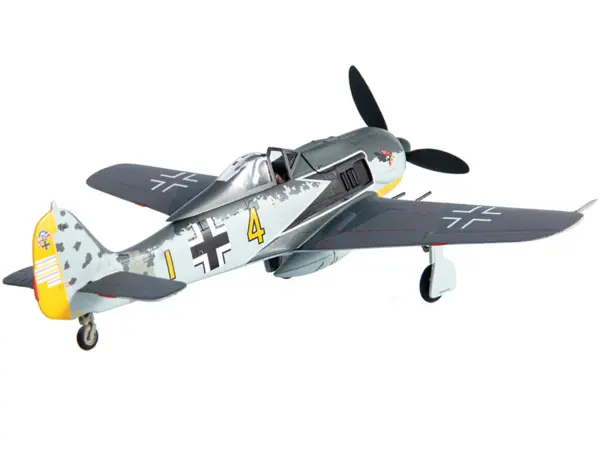 Focke-Wulf FW 190A-4 Fighter Aircraft "Major Siegfried Schnell, Luftwaffe, JG2, France" (1943) 1/72 Diecast Model by JC Wings #3