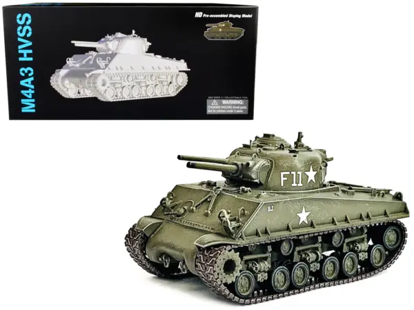 United States M4A3 HVSS POA-CWS-H5 Flamethrower Tank Olive Drab F11 "Korea" (1951) "NEO Dragon Armor" Series 1/72 Plastic Model by Dragon Models #1