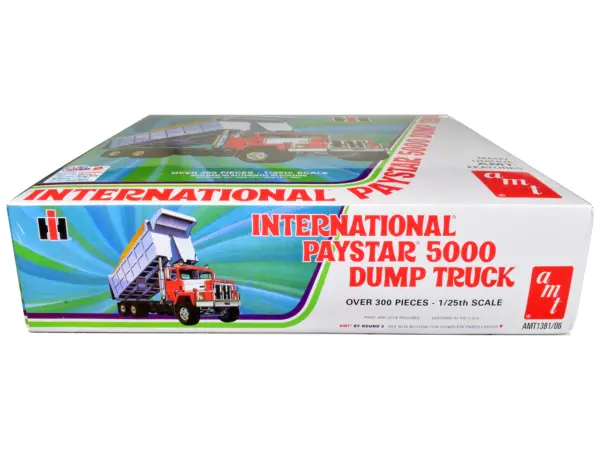 Skill 3 Model Kit International PayStar 5000 Dump Truck 1/25 Scale Model by AMT #3