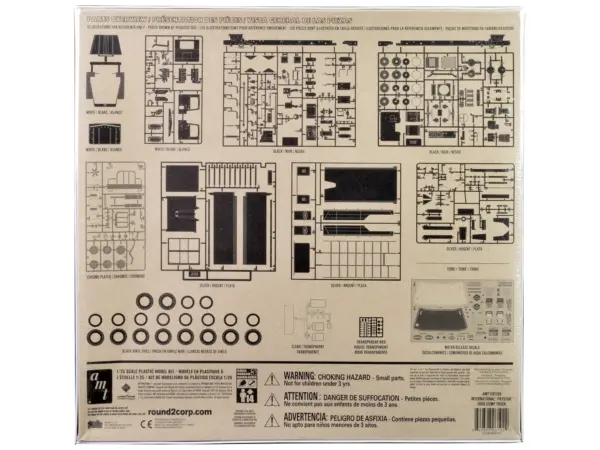 Skill 3 Model Kit International PayStar 5000 Dump Truck 1/25 Scale Model by AMT #4