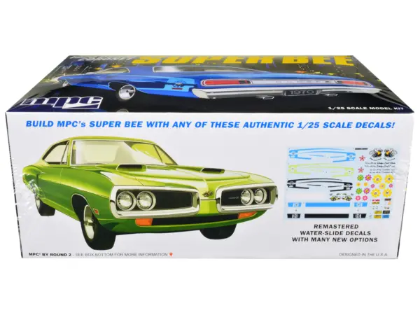 Skill 2 Model Kit 1970 Dodge Coronet Super Bee 1/25 Scale Model by MPC #2