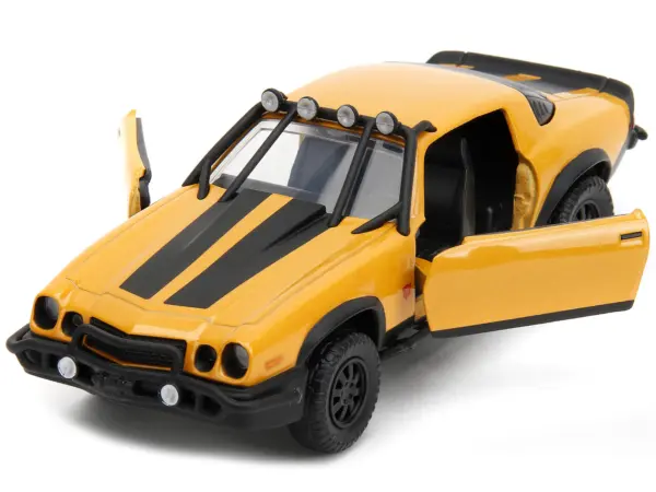 1977 Chevrolet Camaro Off-Road Version Yellow Metallic with Black Stripes "Transformers: Rise of the Beasts" (2023) Movie "Hollywood Rides" Series 1/32 Diecast Model Car by Jada #2