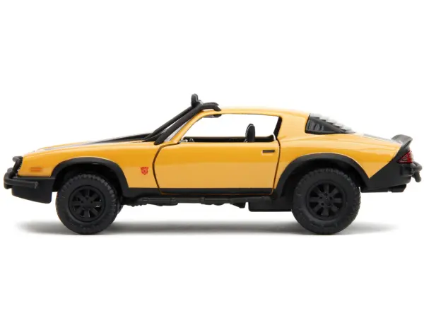 1977 Chevrolet Camaro Off-Road Version Yellow Metallic with Black Stripes "Transformers: Rise of the Beasts" (2023) Movie "Hollywood Rides" Series 1/32 Diecast Model Car by Jada #3